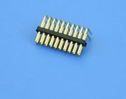 JVT 1.27mm Pitch PCB Pin Header Connector Dual Row Right Angle 10 Poles Gold Plated