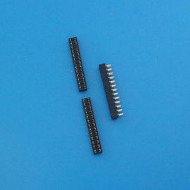 China de 1.27mm do escuro como breu da cor da fileira conector de Pin 30 duplo em linha reta, soquete fêmea do encabeçamento do PWB distribuidor