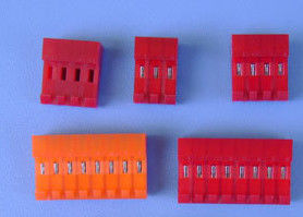 China cor vermelha do conector do passo IDC de 2.54mm com o Calibre de diâmetro de fios aplicável #22 do fio - #28 fábrica