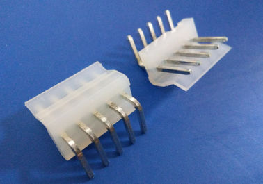China Bolacha branca Molex conector de 3,96 milímetros, conector de Pin pequeno do MERGULHO durável 5 fábrica
