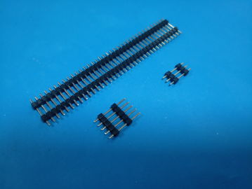 China Linha Faller H ： 2.5mm do conector do encabeçamento do Pin 2.54mm-1np, cor preta fábrica
