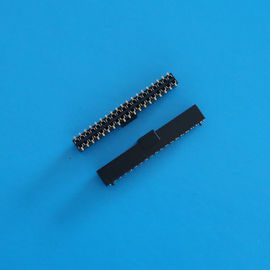 China Conector fêmea do encabeçamento do ângulo direito, tipo dobro conector de Pin fêmea do passo de 2.0mm distribuidor